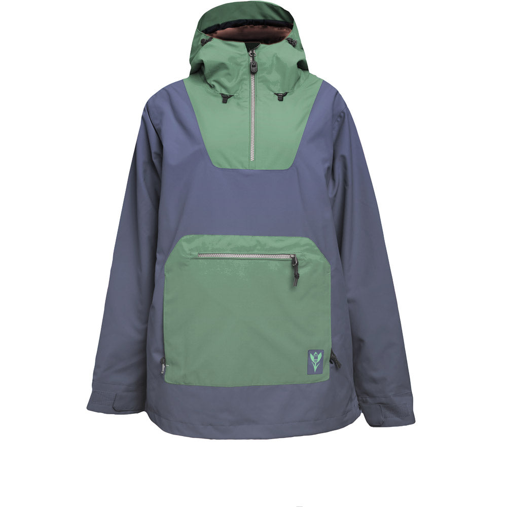 Pullover womens 2024 snowboard jacket