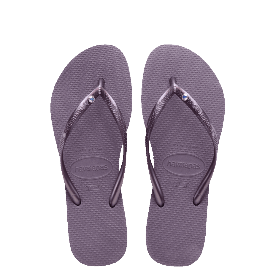 Havaianas slim crystal discount thongs