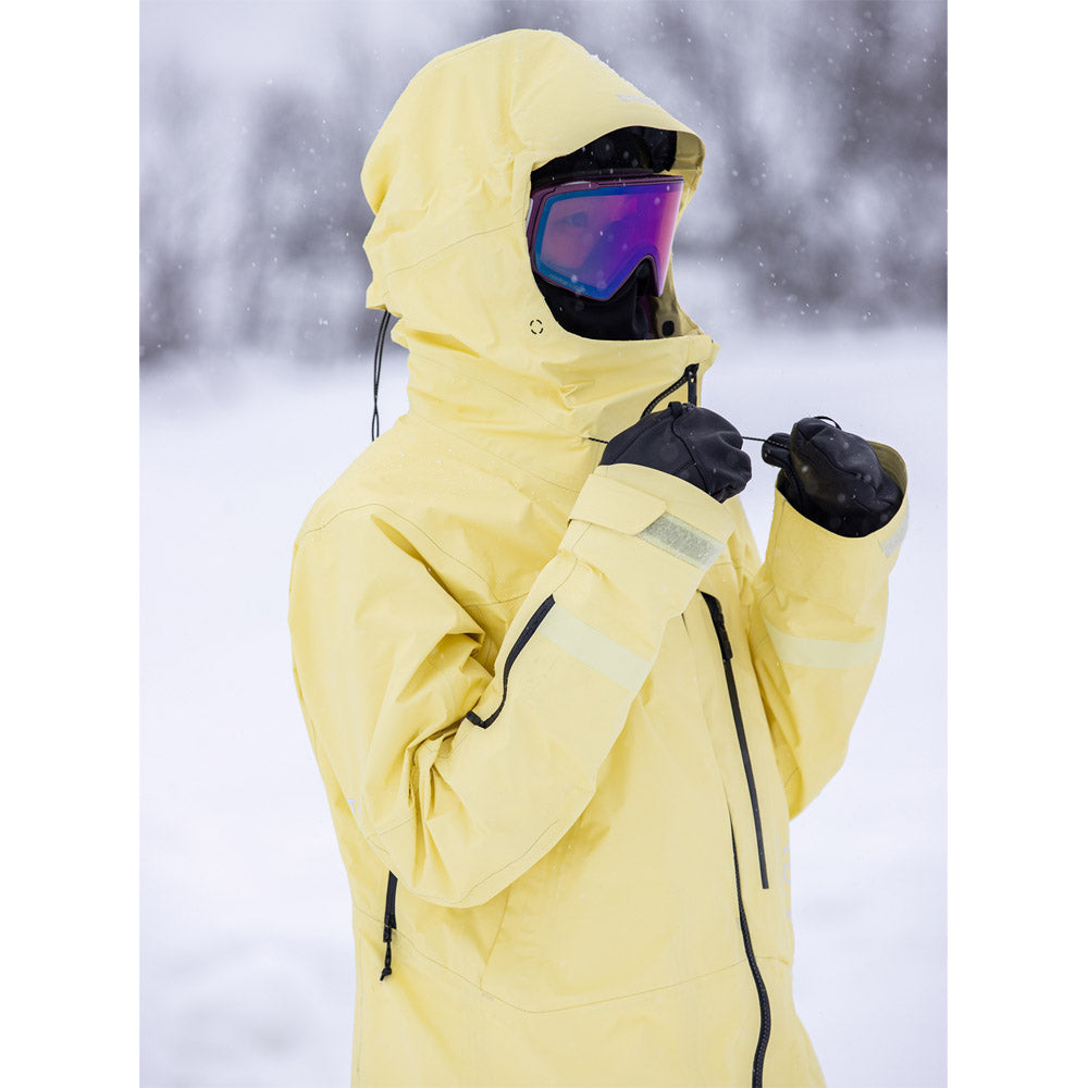 Burton yellow outlet snowboard jacket