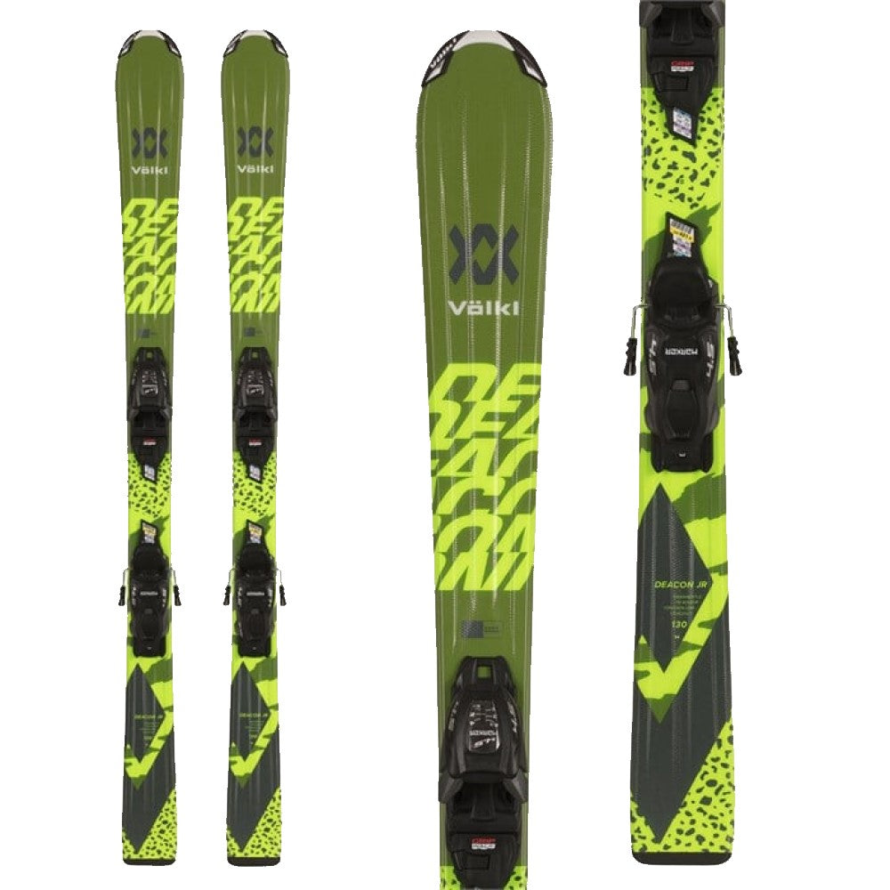 Volkl 2024 Deacon Jr Ski w/ Binding Kids Rhythm Snowsports.