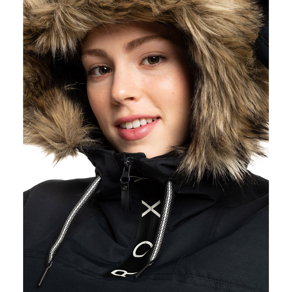 Fur hood snowboard jacket best sale